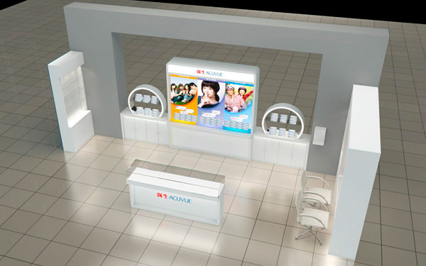 锦美广告－强生安视优 店建